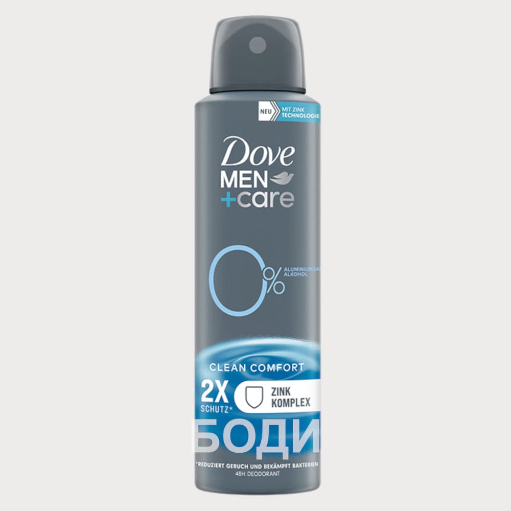 ДАВ ДЕО НОВ CARE МЪЖКИ 0% aluminium CLEAN COMFORT