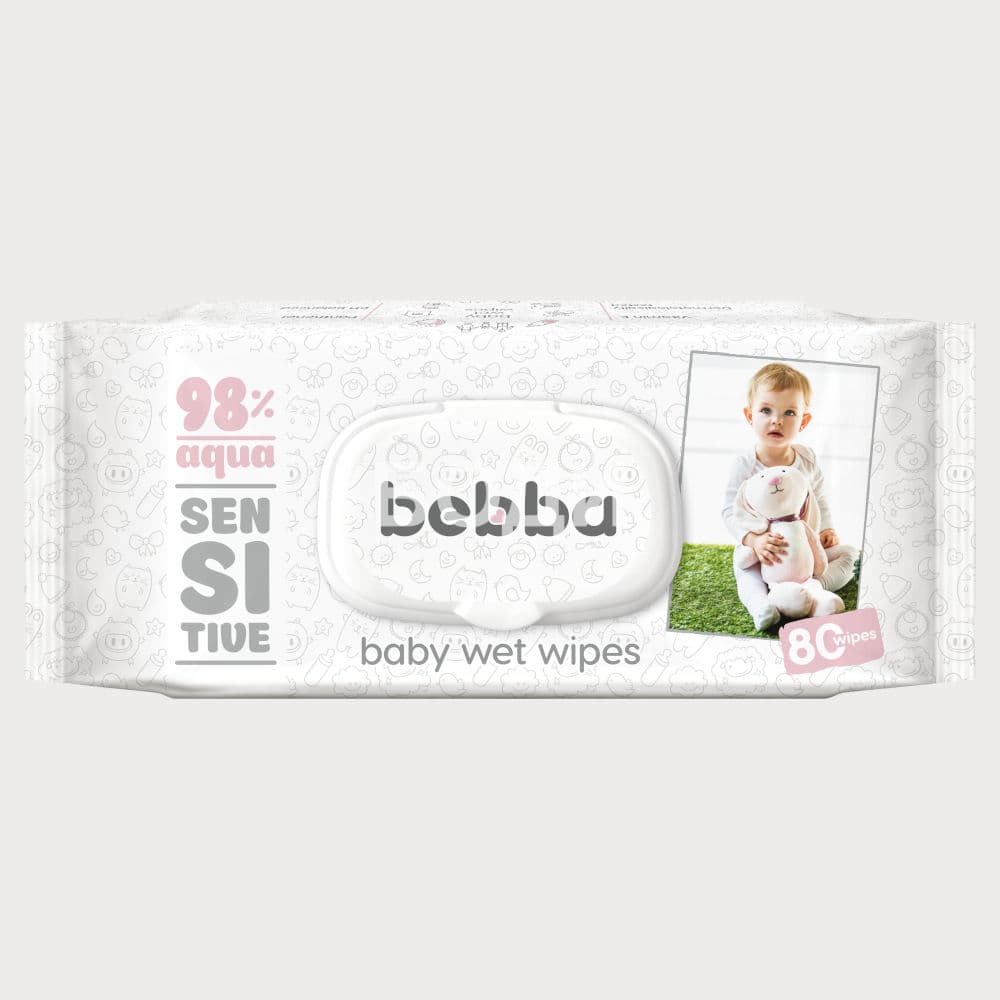 БЕБА МОКРИ КЪРПИ КАПАК СЕНЗИТИВ 80 БР.