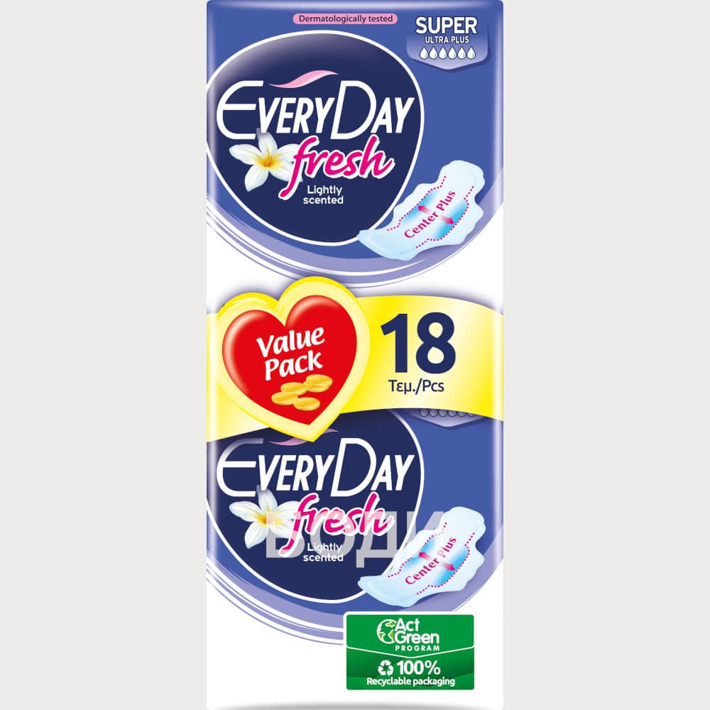 ДАМСКИ ПРЕВРЪЗКИ EVERY DAY FRESH SUPER X18БР