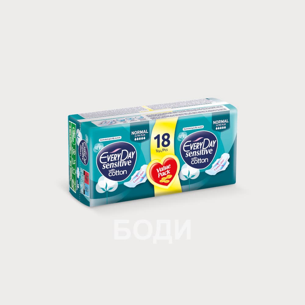 ДАМСКИ ПРЕВРЪЗКИ EVERY DAY SENSITIVE NORMAL X18БР