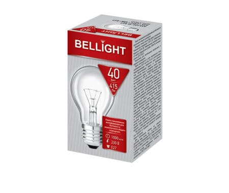 КРУШКИ 40 ВАТ. BELLIGHT
