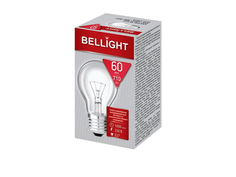 КРУШКИ 60 ВАТ. BELLIGHT