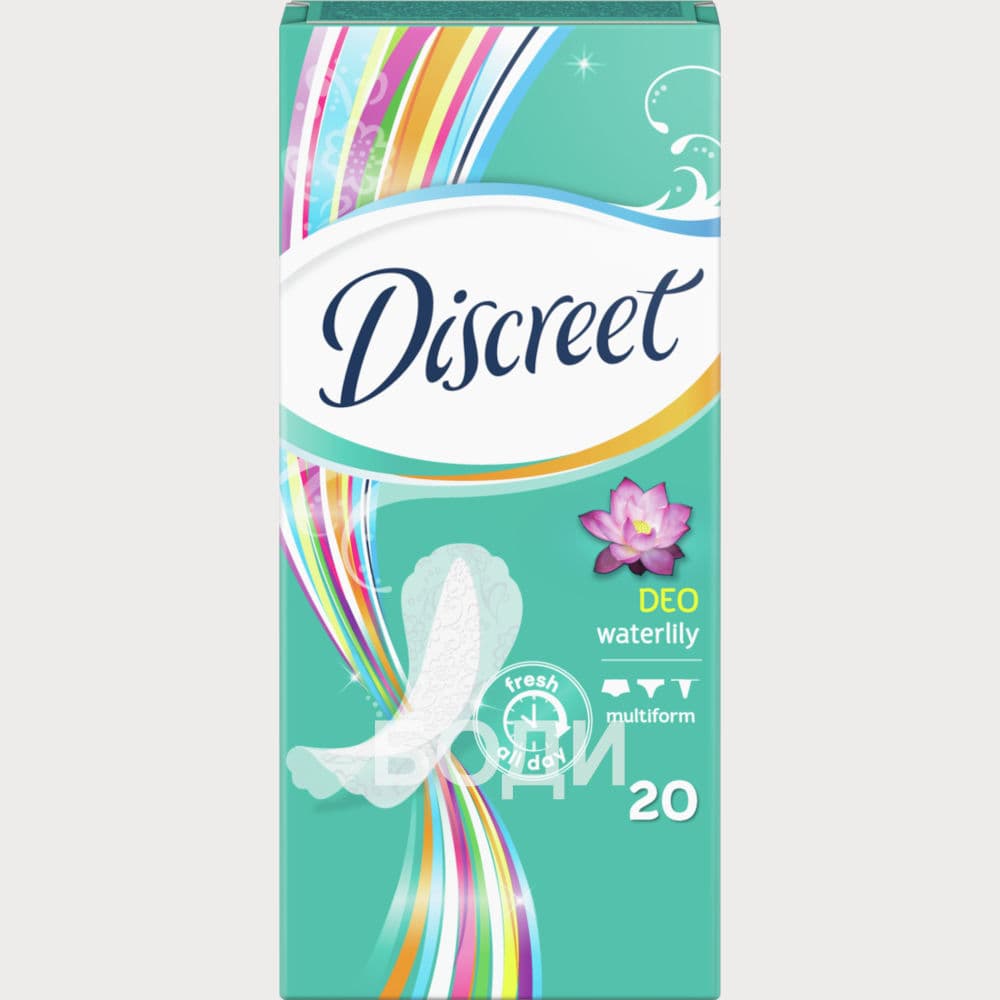 ДАМСКИ ПРЕВРЪЗКИ DESCREET ДЕО WATERLILY x20БР