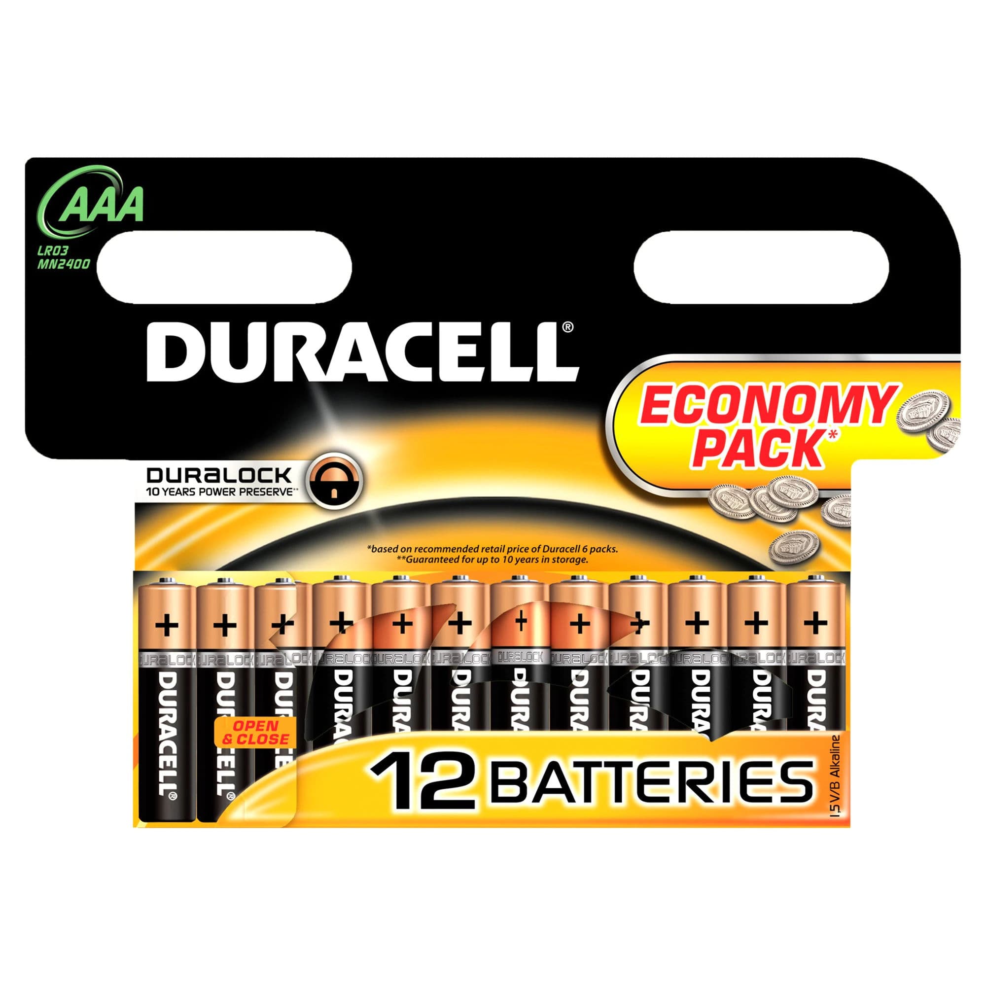 БАТЕРИИ DURACELL КОРА Х 20 ААА МАЛКИ