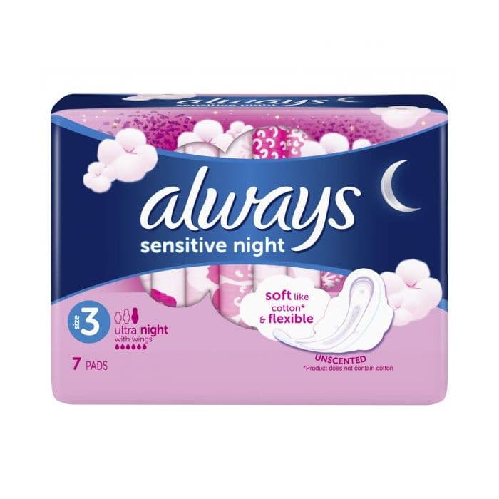 ДАМСКИ ПРЕВРЪЗКИ ALWAYS СЕНЗИТИВ НОЩНИ 7 КАП.