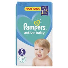 ПАМПЕРС PAMPERS ГОЛЯМ 5 ДЖУНИЪР 51/50