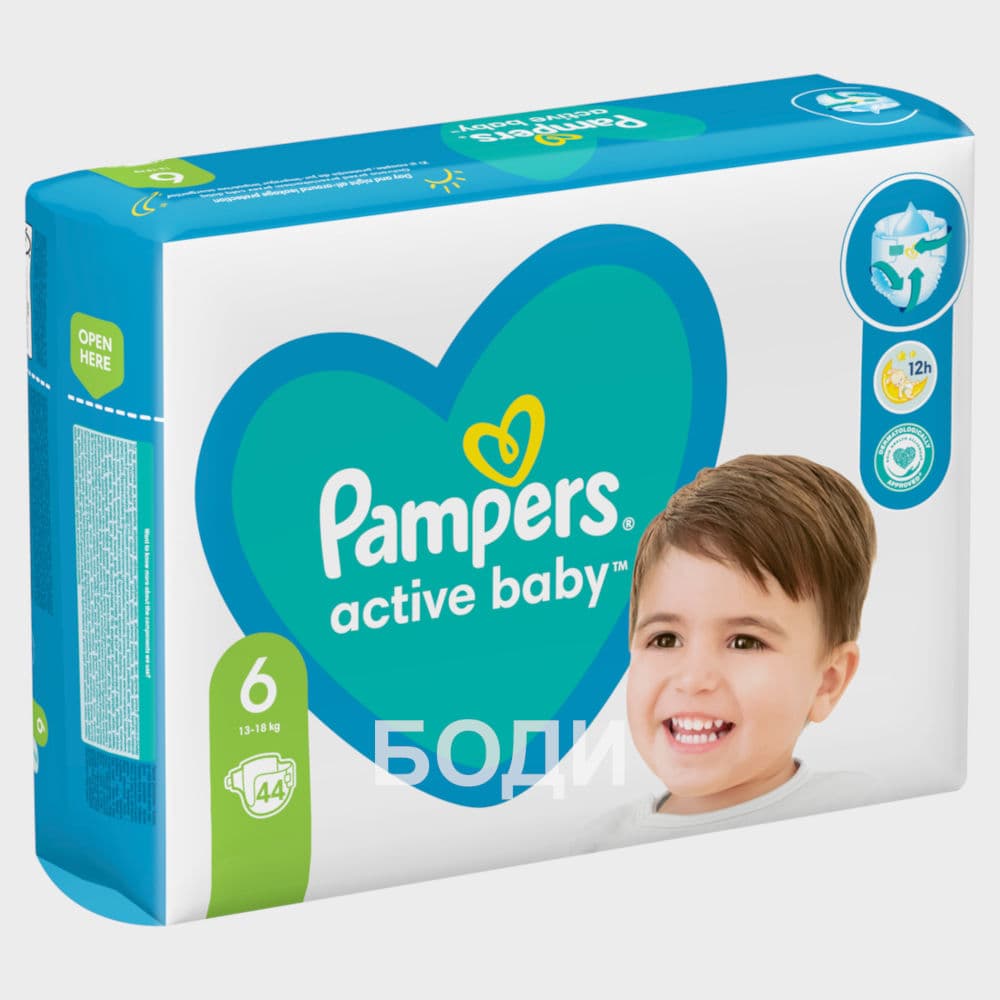 ПАМПЕРС PAMPERS ГОЛЯМ 6 XL 44
