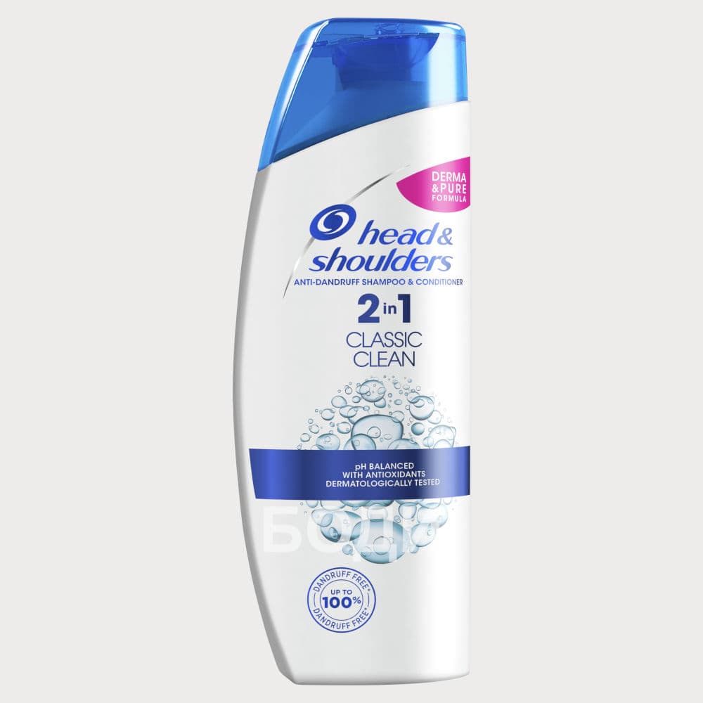 ШАМПОАН HEAD&SHOULDERS 200 класик 2в1 син