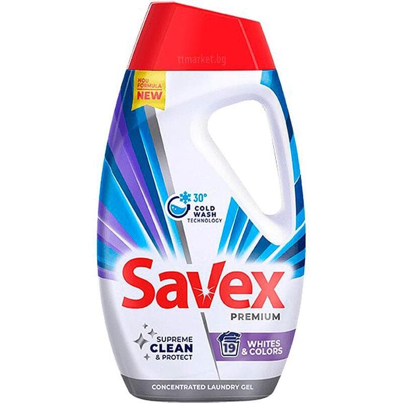 ТЕЧЕН ПЕРИЛЕН ПРЕПАРАТ САВЕКС гел 855 мл. WHITE&COLORS