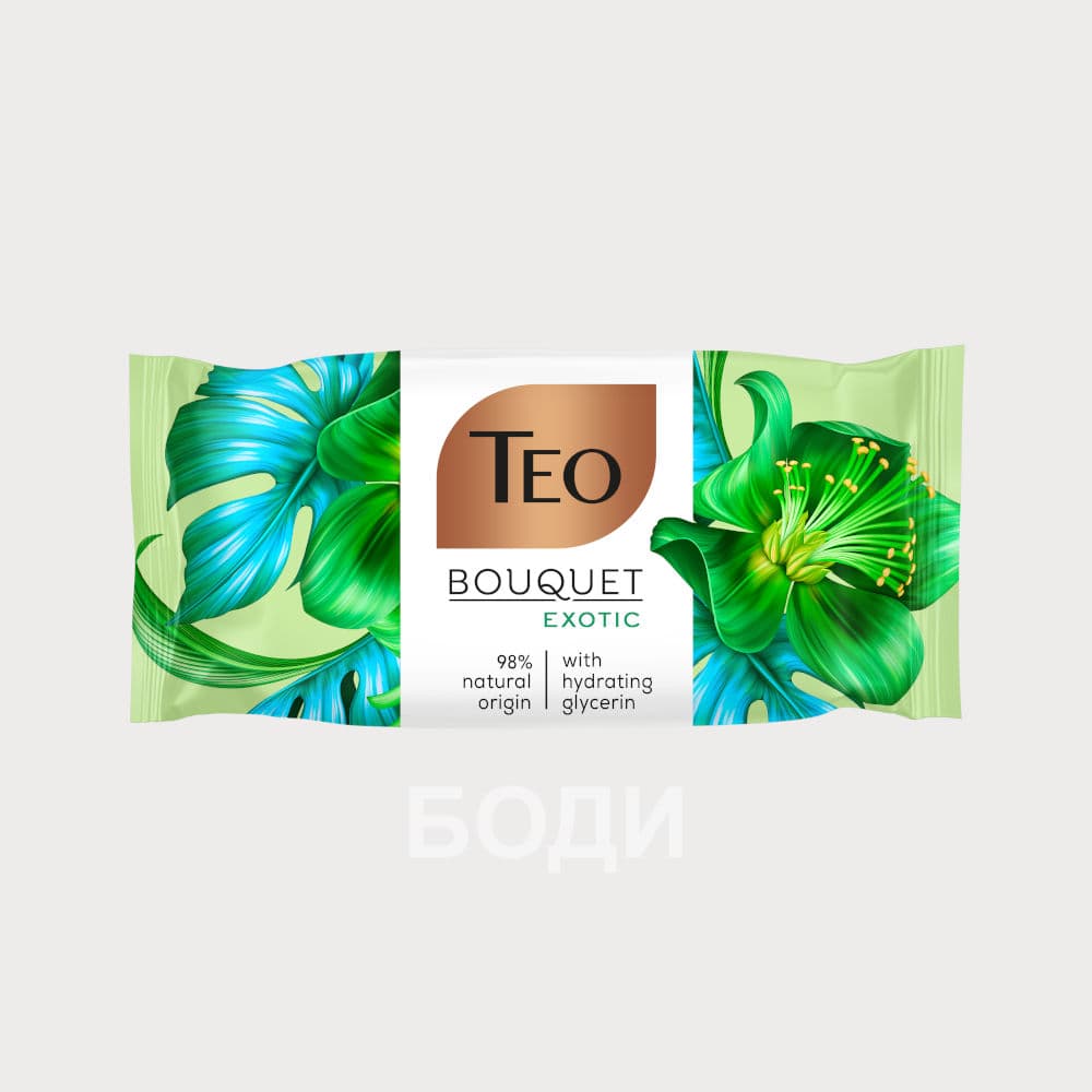 САПУН ТЕО 70 ГР LILY ЗЕЛЕН/МОМ. СЪЛЗА/екзотик