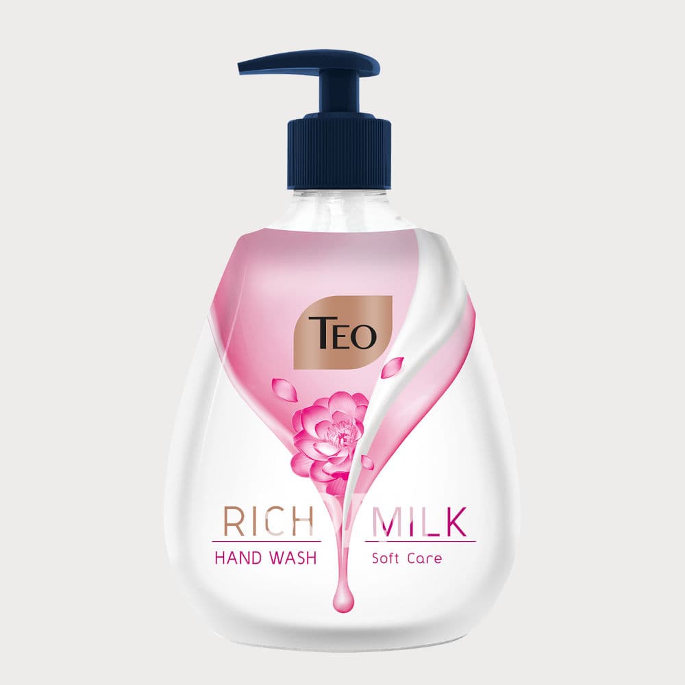 ТЕЧЕН САПУН ТЕО MILK SOFT CARE РОЗОВ