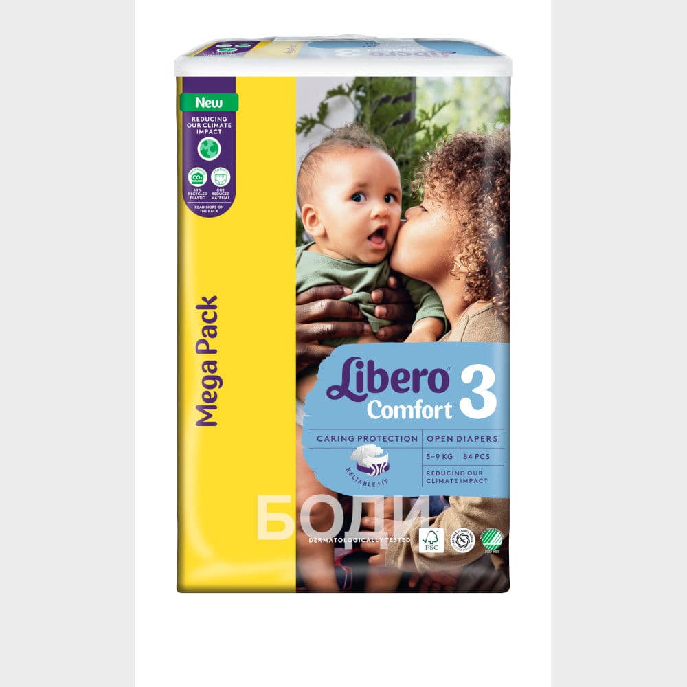 ПАМПЕРС LIBERO 3 MIDI, 5-9 КГ 84 БР
