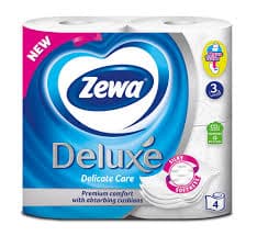 ТОАЛЕТНА ХАРТИЯ ZEWA DELUXE DEL.CARE
