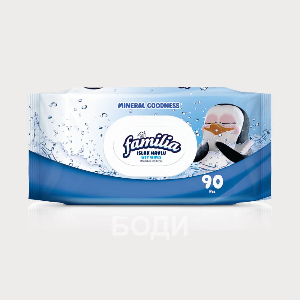 МОКРИ КЪРПИ ФАМИЛИЯ 90БР. КАПАК MINERAL сини