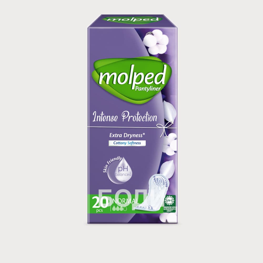 ДАМСКИ ПРЕВРЪЗКИ MOLPED DAILY CARE 20БР INTENSE PROTECT normal ЛИЛАВ