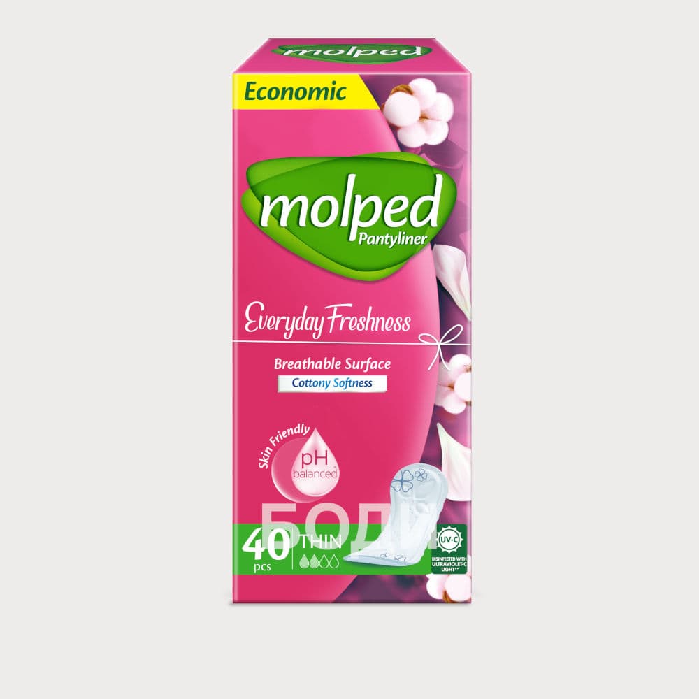 ДАМСКИ ПРЕВРЪЗКИ MOLPED DAILY CARE 40БР EVERYDAY FRESHNESS thin