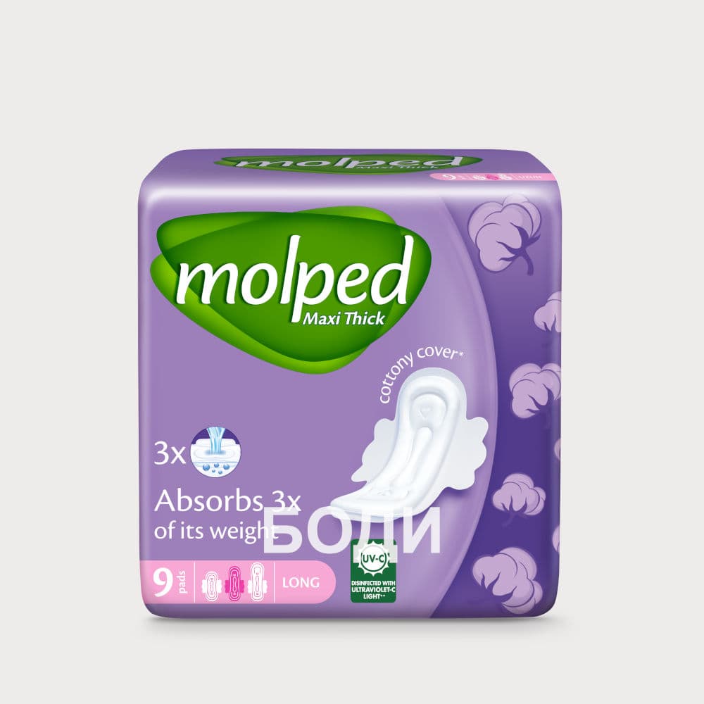 ДАМСКИ ПРЕВРЪЗКИ MOLPED КЛАСИК МАКСИ ТИК х 9БР. Long
