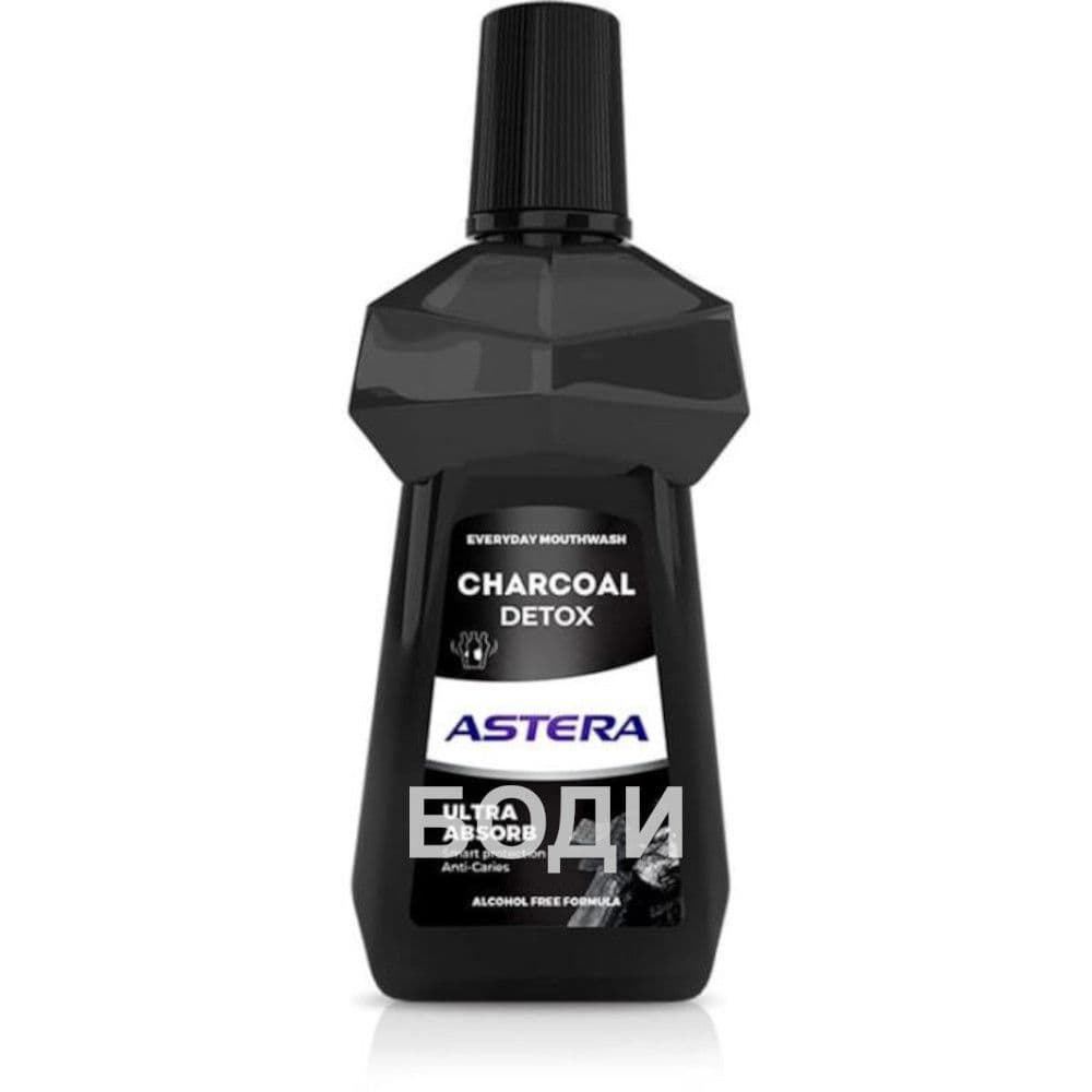 АСТЕРА ВОДА ЗА УСТА 300 CHARCOAL DETOX
