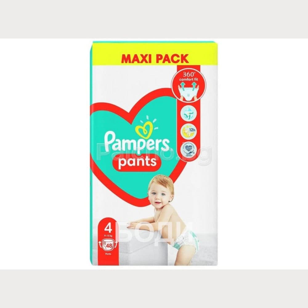 ПАМПЕРС PAMPERS ГАЩИ 4 МАКСИ 48бр.