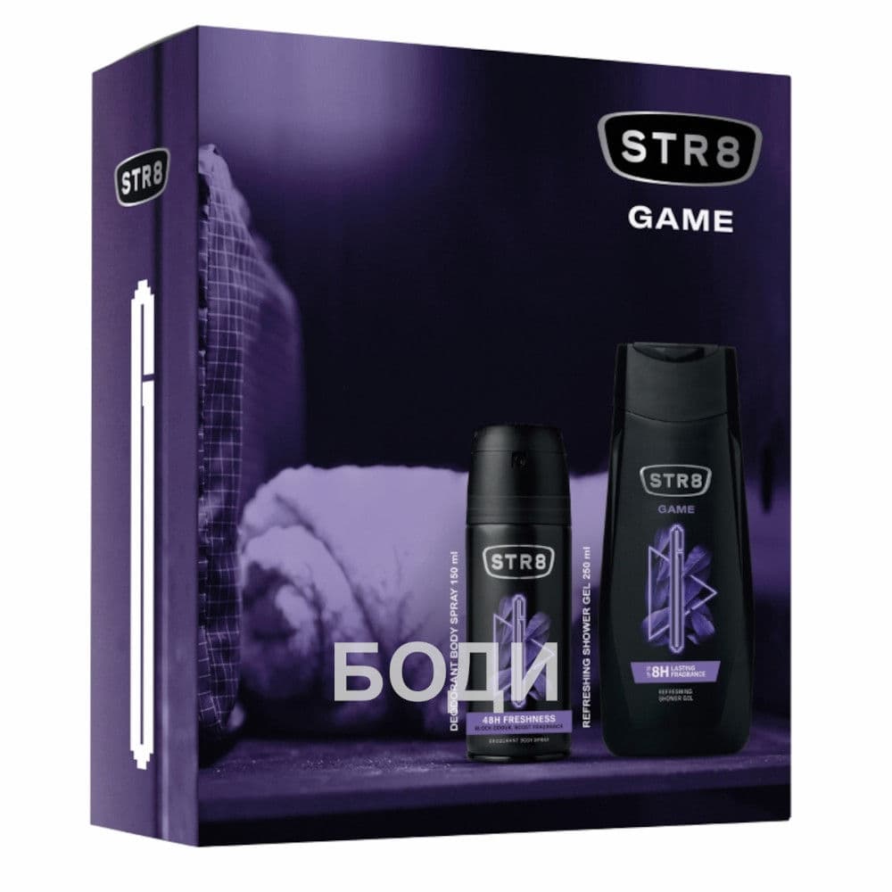 STR8 КОМПЛЕКТ  2 ЧАСТИ ГЕЙМ/део+душ гел/