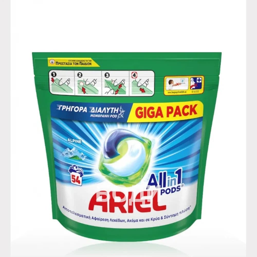 АРИЕЛ ГЕЛ КАПСУЛИ ALLin1 х54 WHITE