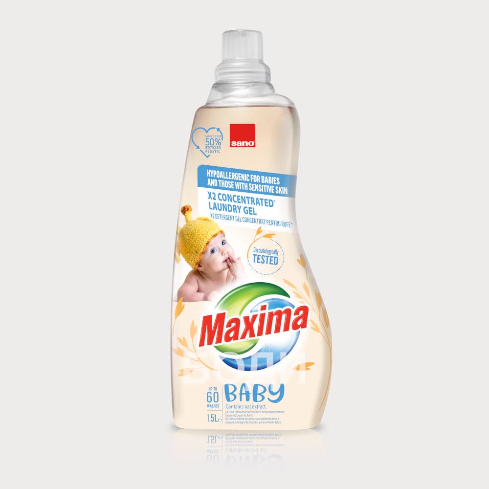 САНО МАКСИМА ГЕЛ 1.5л. бебе 60пранета