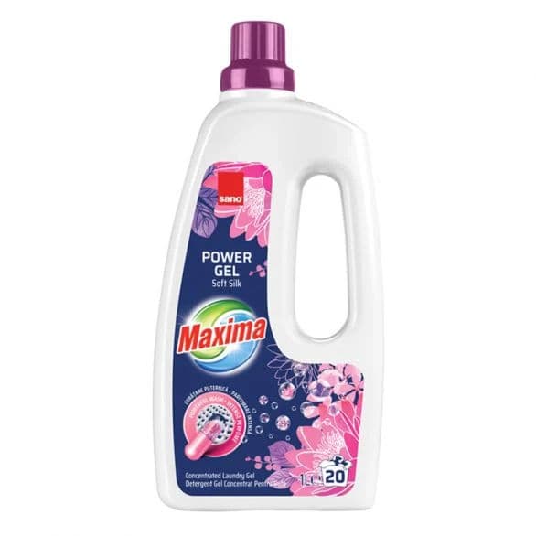 САНО МАКСИМА ГЕЛ 1Л. Soft Silk розов 20 ПРАНЕТА