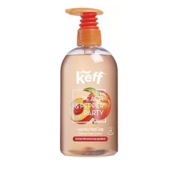 САНО ТЕЧЕН САПУН KEFF 500мл.ПРАСКОВА ОРАНЖ